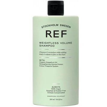 Шампунь для об'єму волосся глибоке очищення REF Weightless Volume Shampoo 285 мл 3070 фото