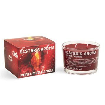Ароматична свічка Sister`s Aroma Drunk Cherry 150 г 6059 фото