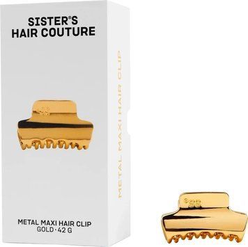 Металева заколка для волосся Sister's Aroma Sport Maxi Gold 5810 фото