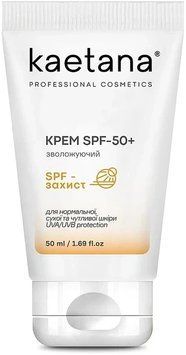 Крем SPF-50 Зволожуючий для нормальної сухої та чутливої шкіри Kaetana 50ml 6750 фото