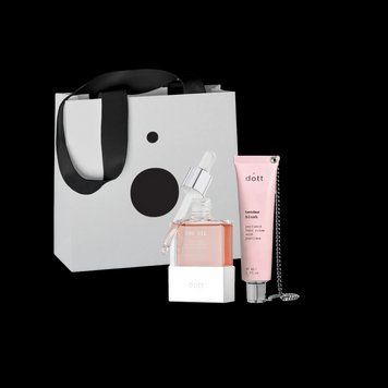 Подарунковий набір dott : Крем для рук Lush + Суха олія для тіла та волосся Smoky Cherry 2186 фото