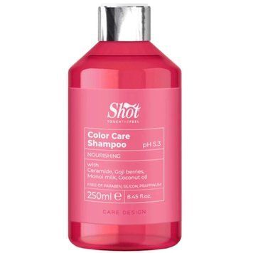 Шампунь для фарбовного волосся Shot Design Color Care Shampoo 250 мл 7359 фото