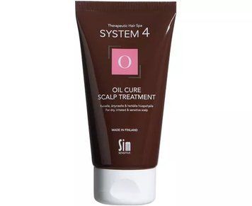 Пілінгова маска &laquo;О&raquo; для очищення шкіри голови Sim Sensitive S4 Oil Cure 75 мл 2543 фото